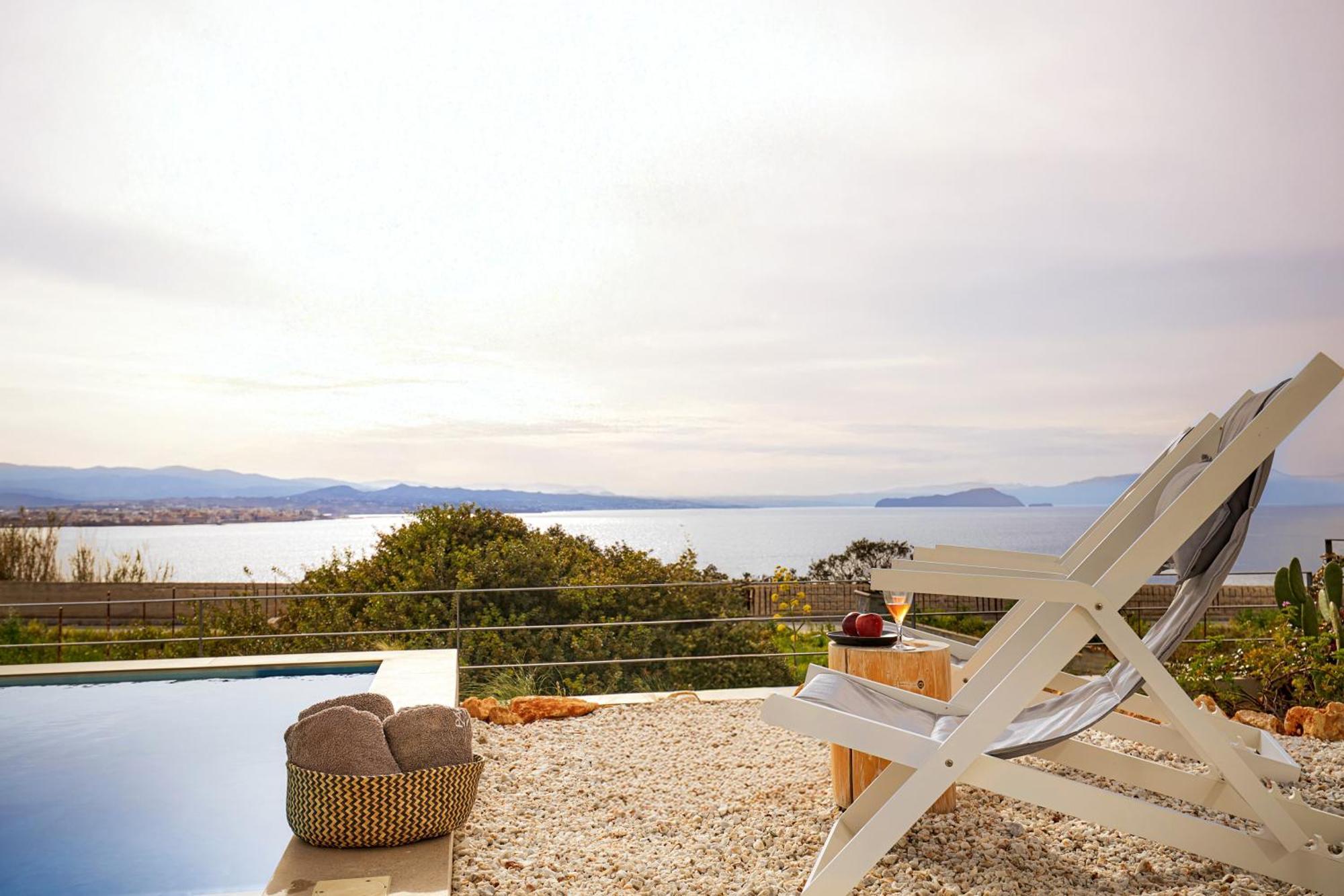 דירה Pachnes Luxury - Heated Pool, Sea View *