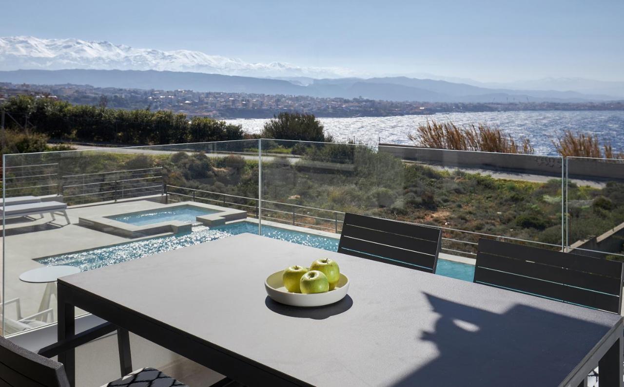 Daire Pachnes Luxury - Heated Pool, Sea View Kounoupidhianá