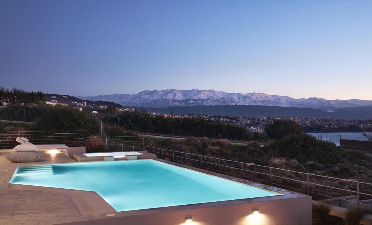 Daire Pachnes Luxury - Heated Pool, Sea View